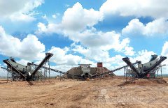 Mobile basalt stone crushing production line test machine su
